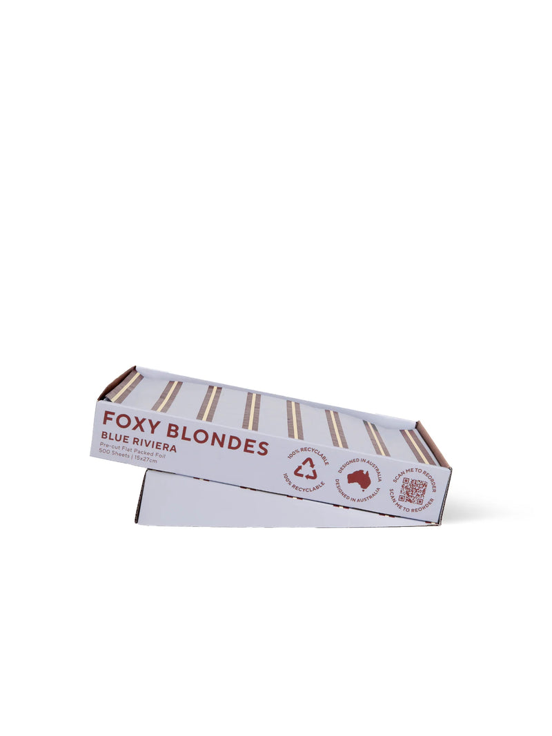 Foxy Blondes Blue Riviera Flat Pack Foil