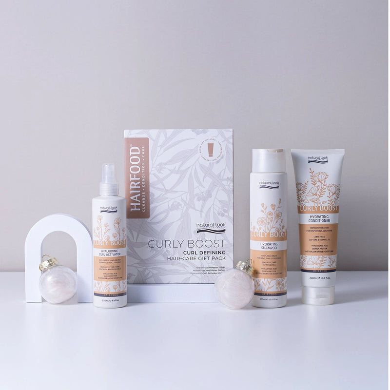 Natural Look Curly Boost Holiday Gift Pack
