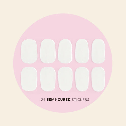 Mitty Semi-Cured Gel Nail Stickers - Fluffy Clouds
