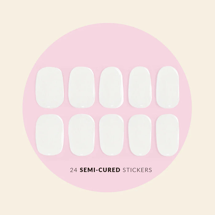 Mitty Semi-Cured Gel Nail Stickers - Fluffy Clouds