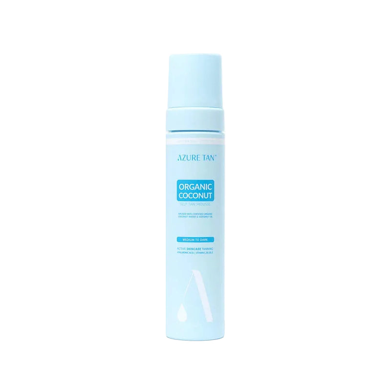 Azure Tan Self Tan Mousse Organic Coconut - Medium to Dark