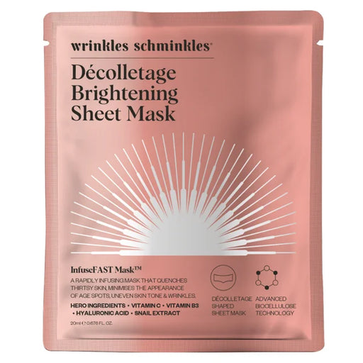 Wrinkle Schminkles Décolletage Brightening Sheet Mask - Single