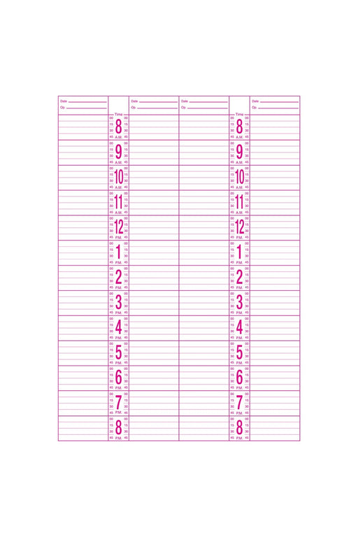 Professional 4 Column Appointment Book