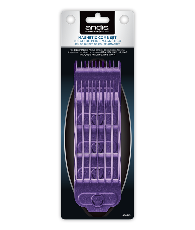 Andis single magnetic guard set #0 - #4