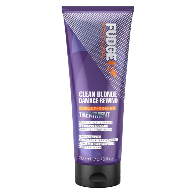 Fudge Clean Blonde Damage Rewind Violet Toning Treatment - Clearance!
