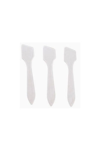 LimeLily Disposable White Angled Spatulas