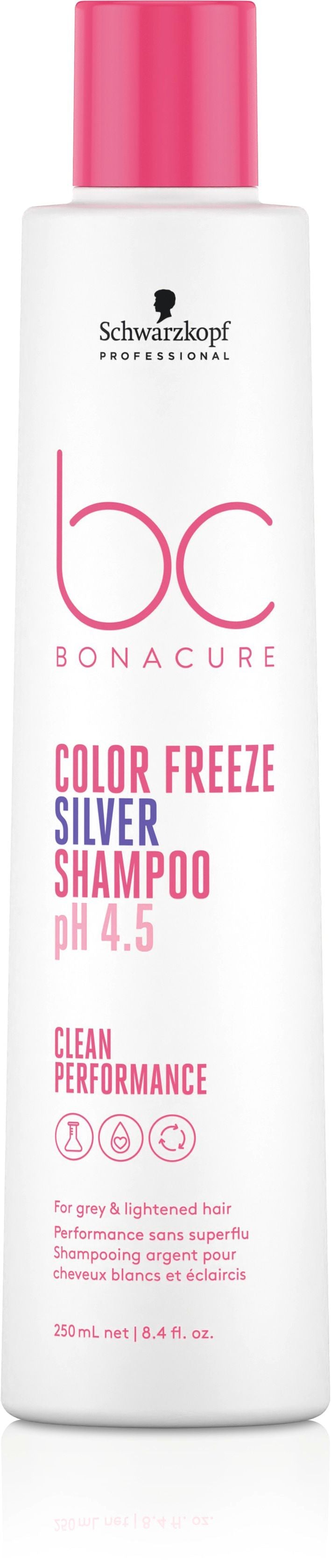 Schwarzkopf BC Clean Performance PH 4.5 Color Freeze Silver Shampoo