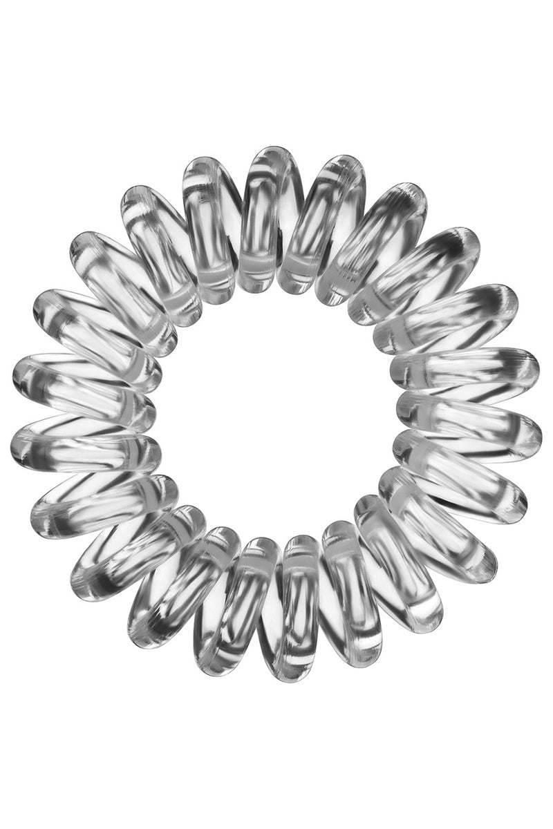 Spiradelic Hair Rings- Clear