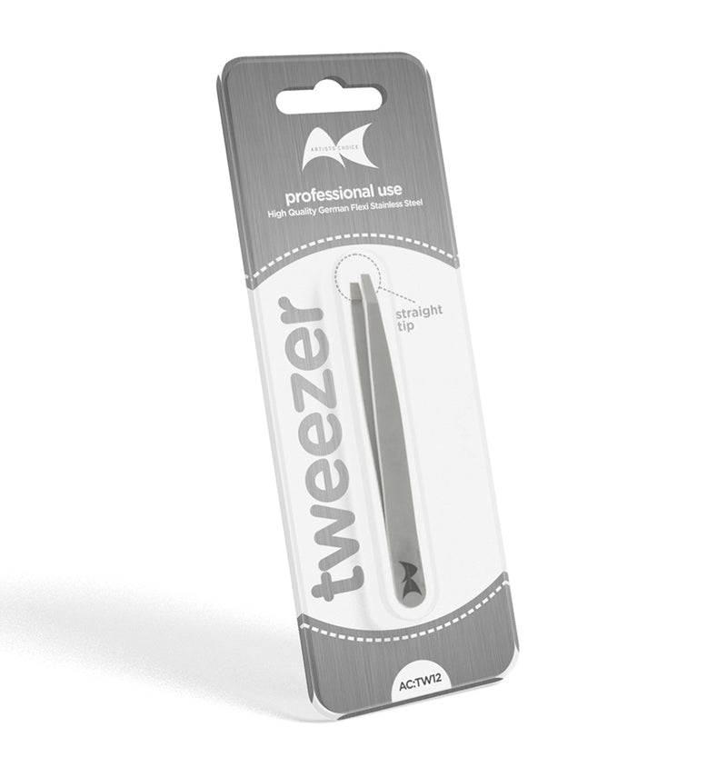 Artists Choice Straight Tip Tweezer Stainless Steel
