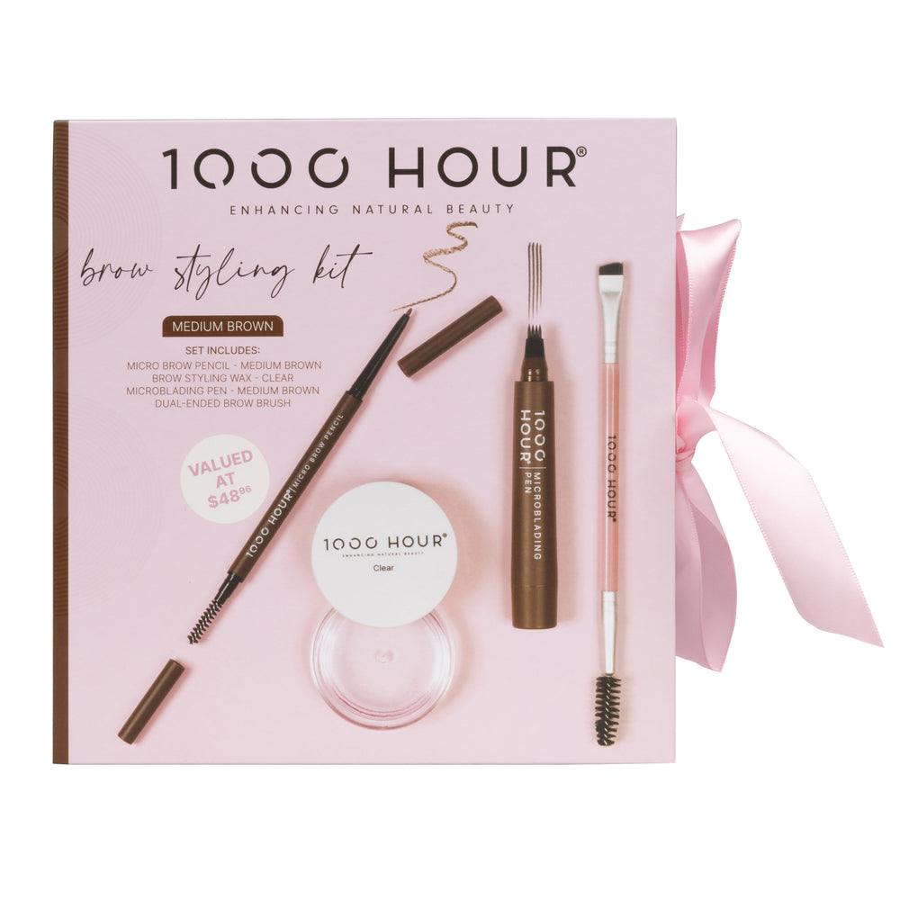 1000 Hour Brow Styling Kit - Medium Brown