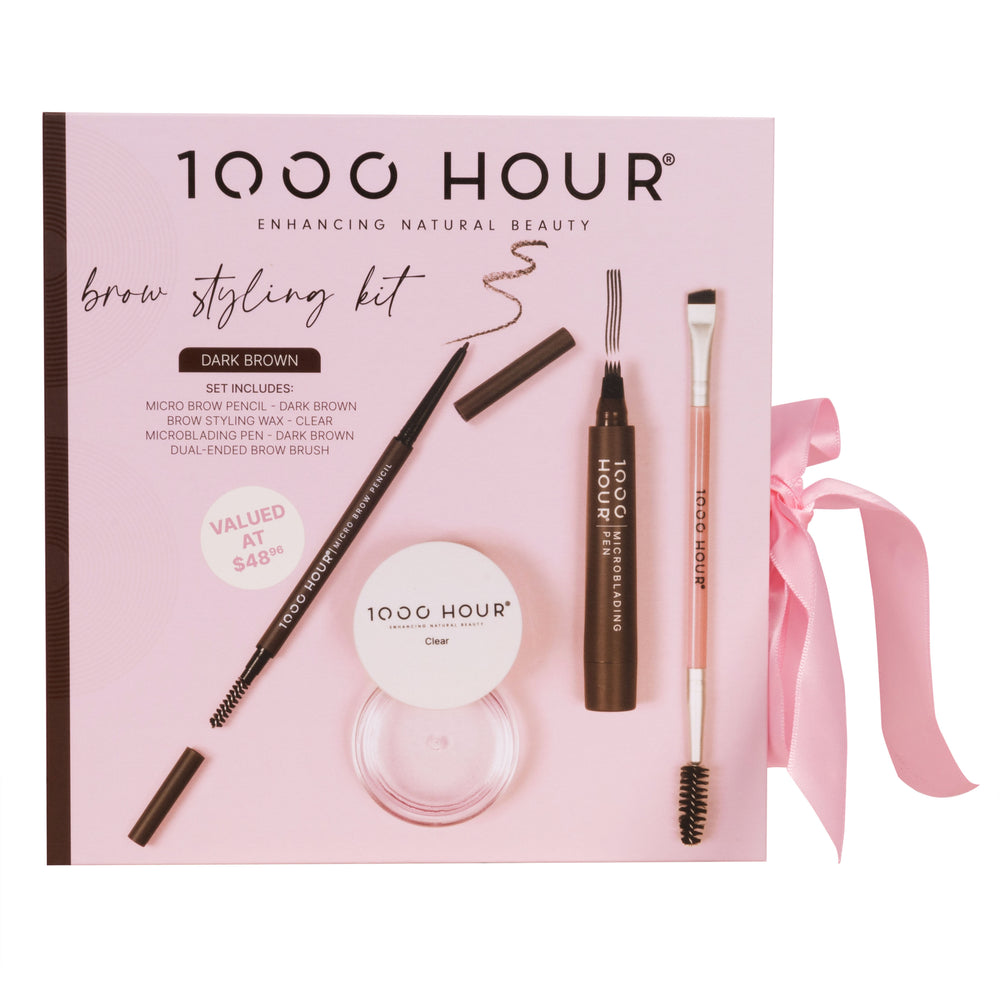 1000 Hour Brow Styling Kit - Dark Brown
