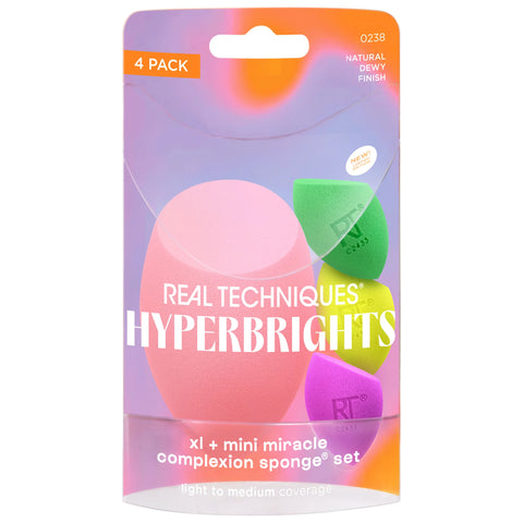 Real Techniques Hyper Brights XL + Mini Miracle Complexion Sponge
