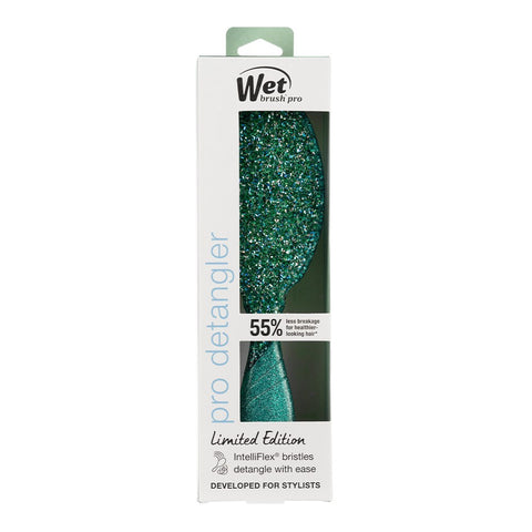 Wet Brush Pro Detangler Winter Tinsel - Green