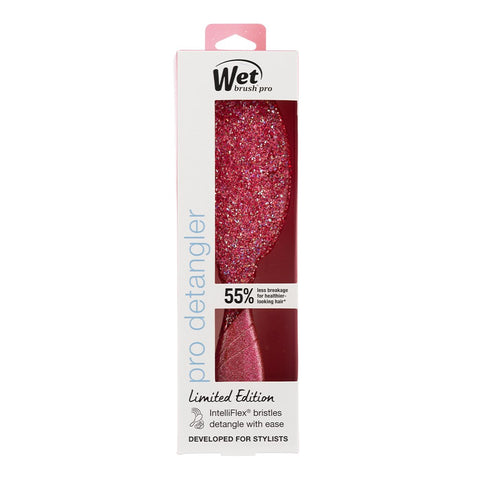 Wet Brush Pro Detangler Winter Tinsel - Pink