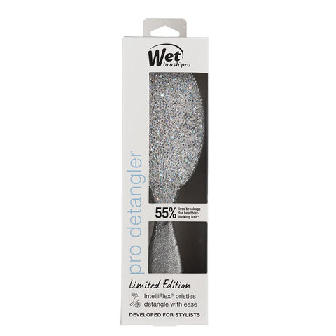 Wet Brush Pro Detangler Winter Tinsel - Silver