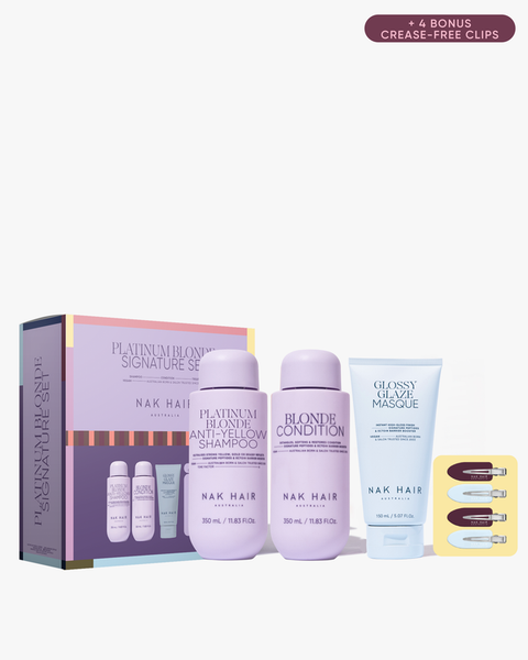 NAK Hair Holiday Platinum Blonde Trio with Gift 2026