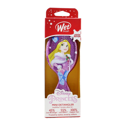 Wet Brush Mini Detangler Disney Princess Glitter Ball - Rapunzel