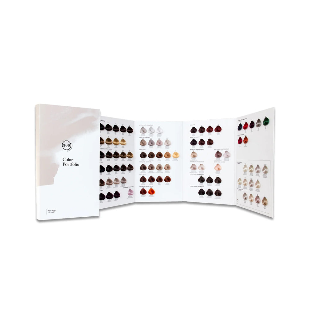 360 Hair Professional Colour Chart — Salonshop Online