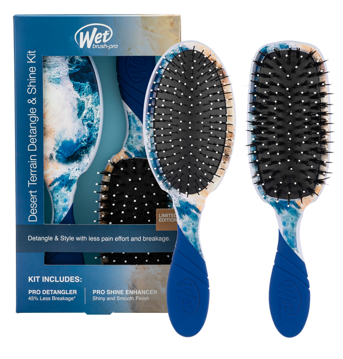 Wet Brush Pro Desert Terrain Detangle & Shine Kit
