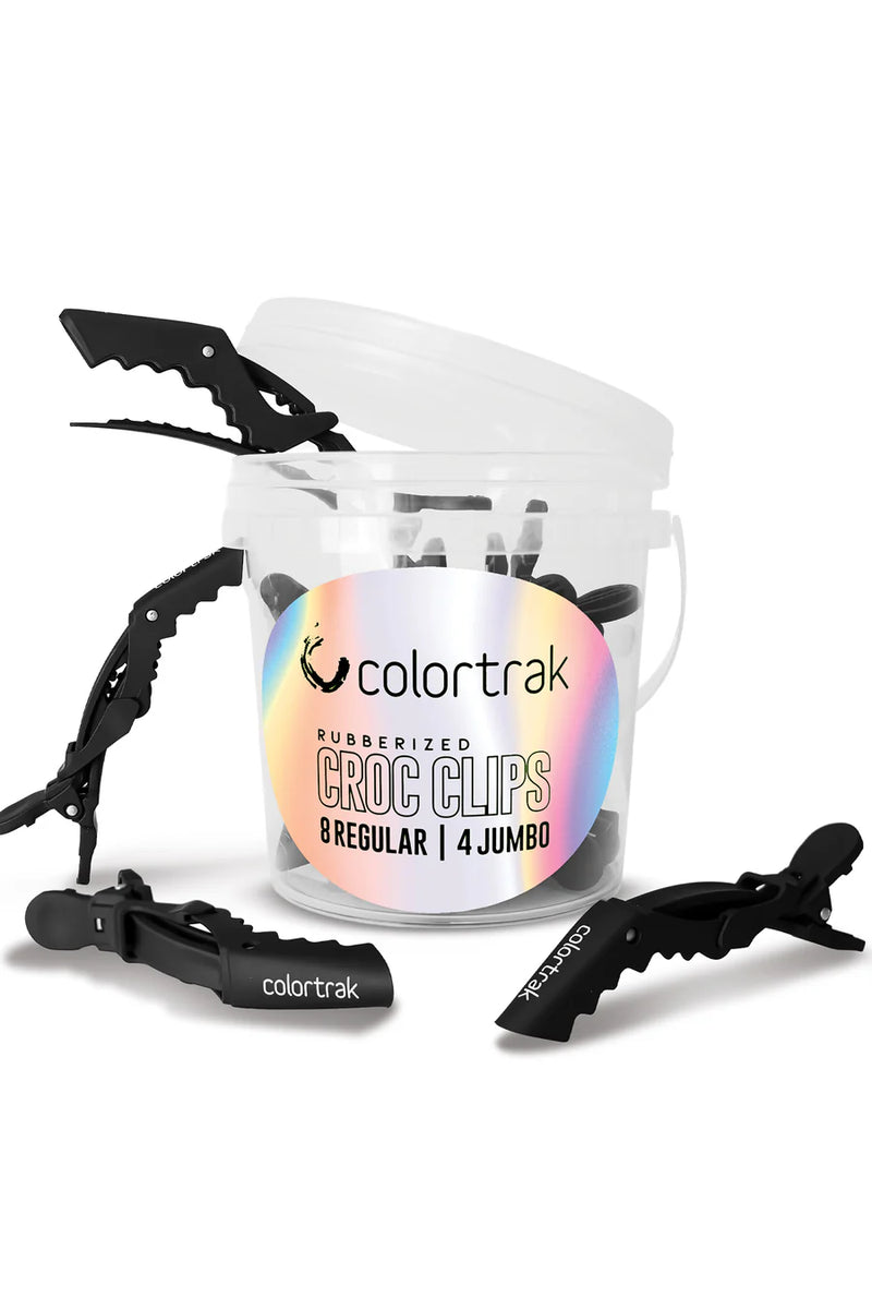 Colortrak Rubberized Croc Clips - 12pack