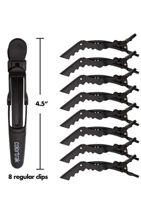 Colortrak Rubberized Croc Clips - 12pack