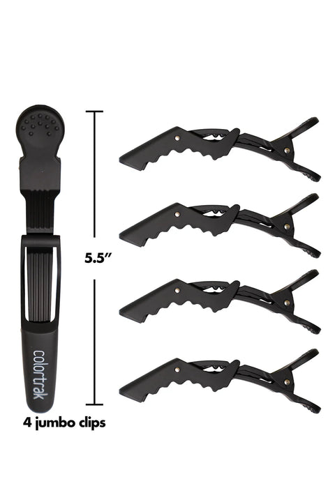 Colortrak Rubberized Croc Clips - 12pack