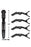 Colortrak Rubberized Croc Clips - 12pack