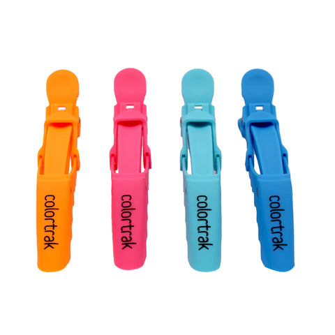 Colortrak Rubberized Croc Clips 12pk