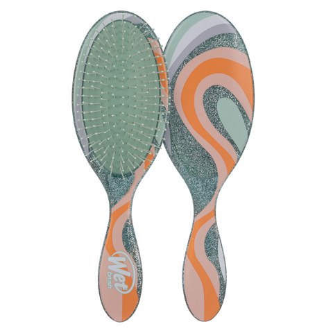 Wet Brush Original Detangler Glitter Vortex - Teal
