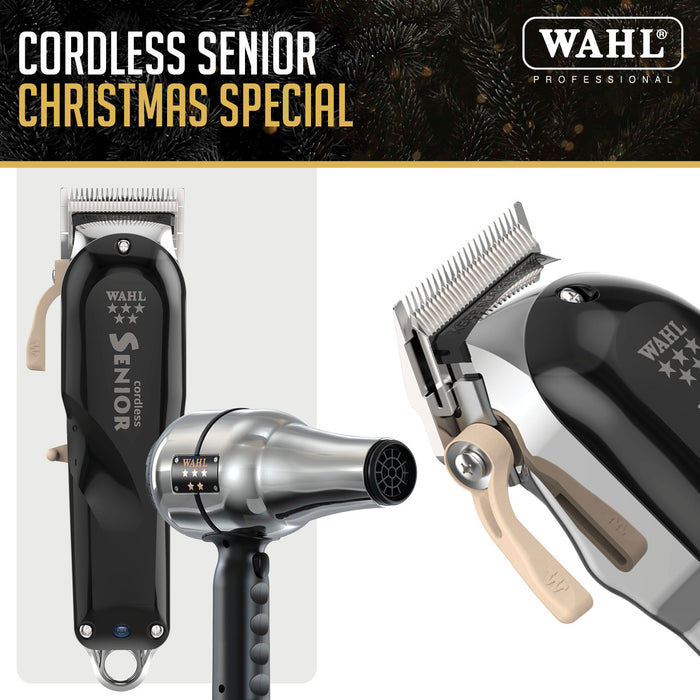 Wahl Cordless Senior + Free Barber Dryer - December Promo!