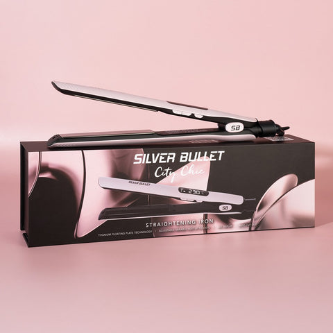 Silver Bullet City Chic Hair Straightener - Pink
