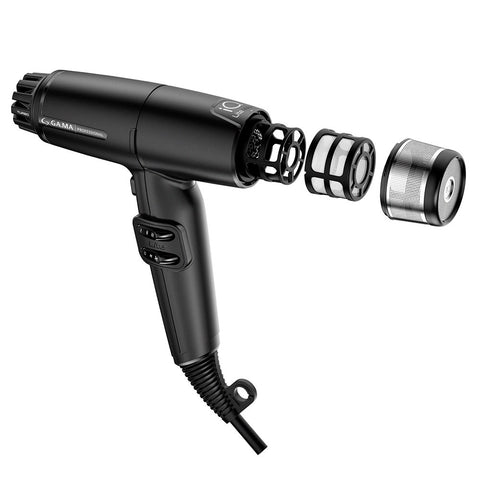Gama Professional iQ Lite Max Perfetto Hair Dryer Black
