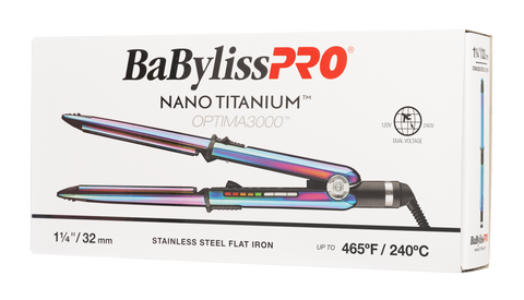 BaBylissPRO Optima Nano Titanium 3000 Hair Straightener