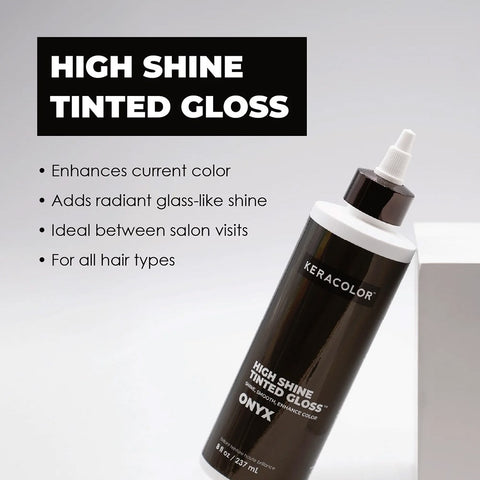 Keracolor High Shine Tinted Gloss - Onyx