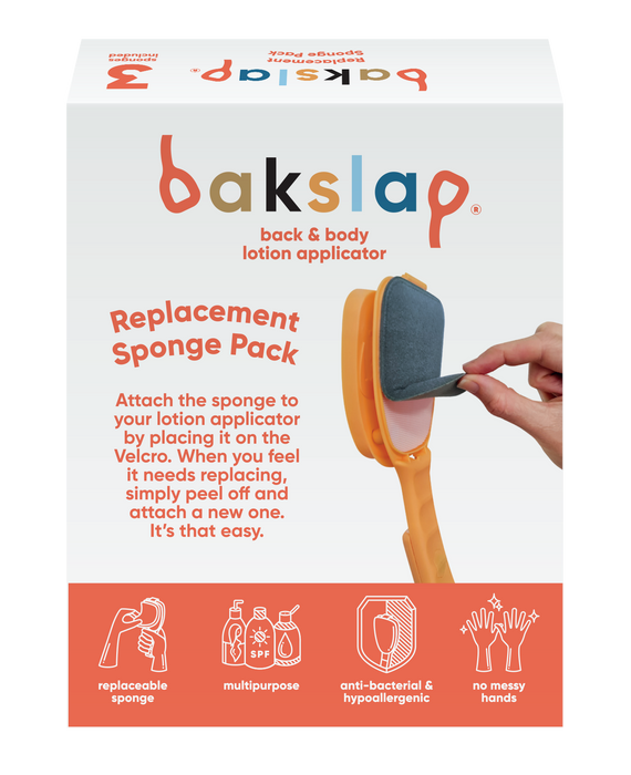 Bakslap Original Grey Lotion Replacement Sponges