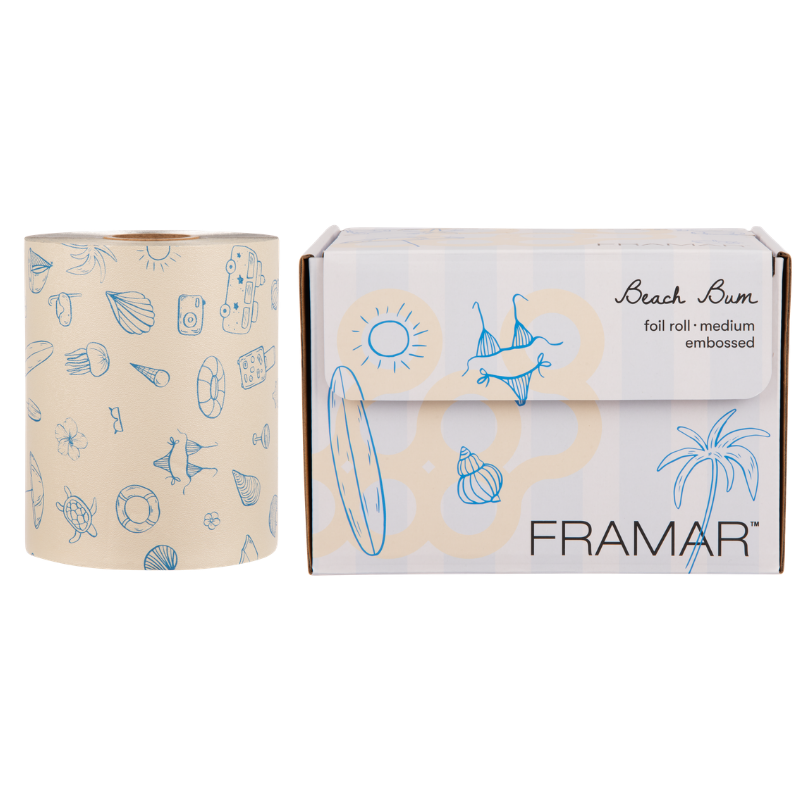 Framar Beach Bum Embossed Roll Foil