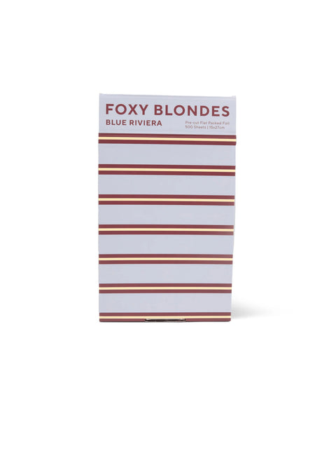 Foxy Blondes Blue Riviera Flat Pack Foil