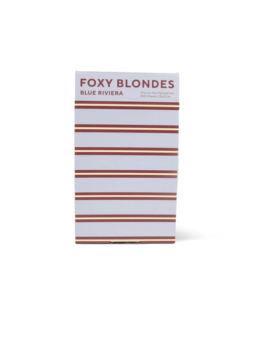 Foxy Blondes Blue Riviera Flat Pack Foil