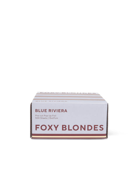 Foxy Blondes Blue Riviera Pop Up Foil