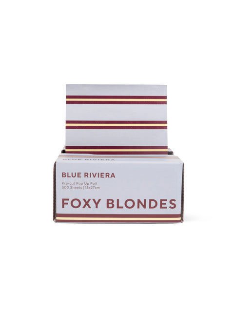 Foxy Blondes Blue Riviera Pop Up Foil