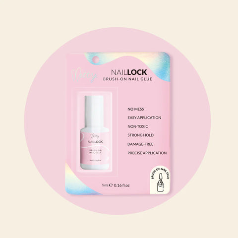 Mitty Nail Lock Brush-On Nail Glue