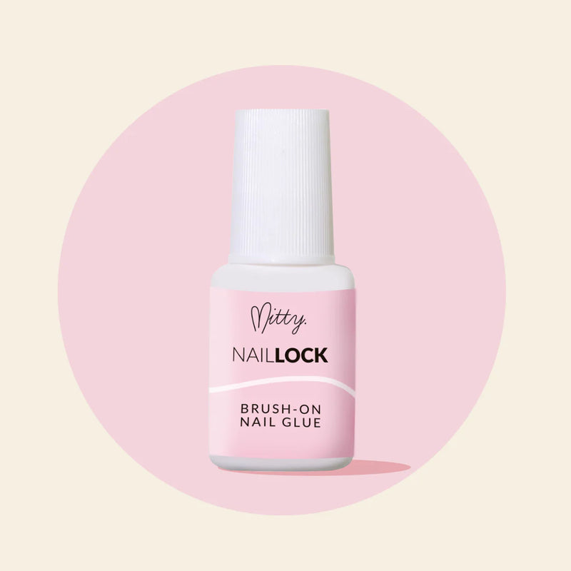 Mitty Nail Lock Brush-On Nail Glue