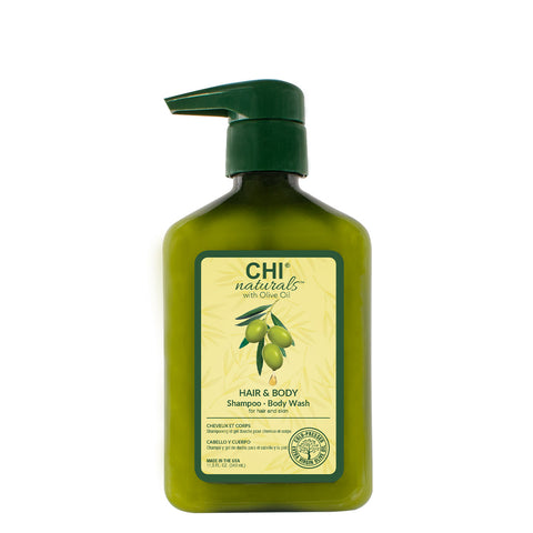Chi Naturals With Olive Oil Hair and Body Shampoo Body Wash