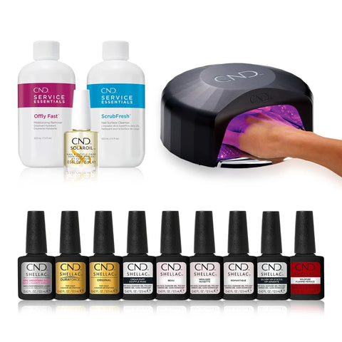 CND Visible Light Lamp & Shellac Kit