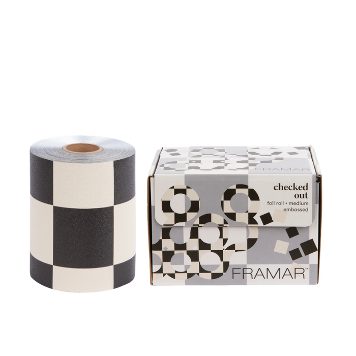 Framar Checked Out Embossed Roll Foil