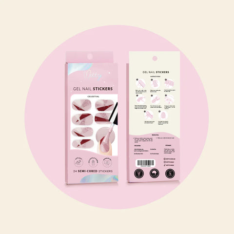 Mitty Semi-Cured Gel Nail Stickers - Celestial