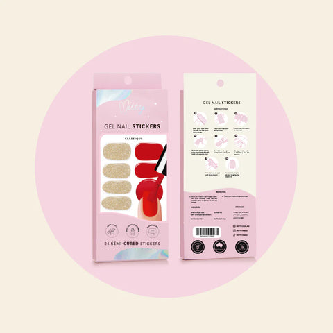 Mitty Semi-Cured Gel Nail Stickers - Classique