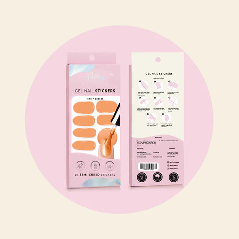 Mitty Semi-Cured Gel Nail Stickers - Crisp Breeze