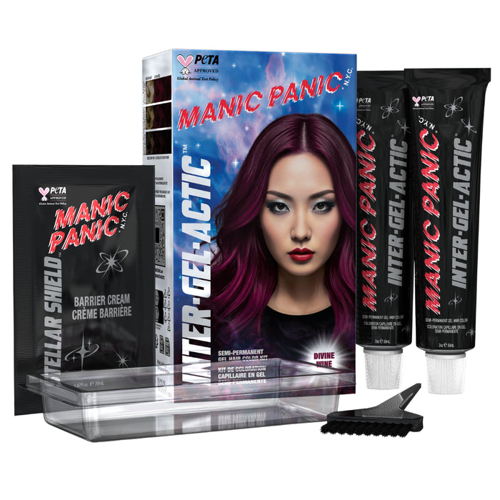 Manic Panic Inter-GEL-actic Hair Color Kit - Divine Wine