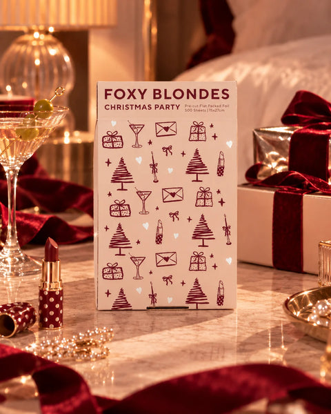 Foxy Blondes Christmas Party Flat Pack Foil